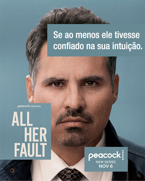 Michael Peña Personagem : Detetive Alcaras Tradução do Cartaz: Se ao menos ele tivesse confiado na sua intuição.